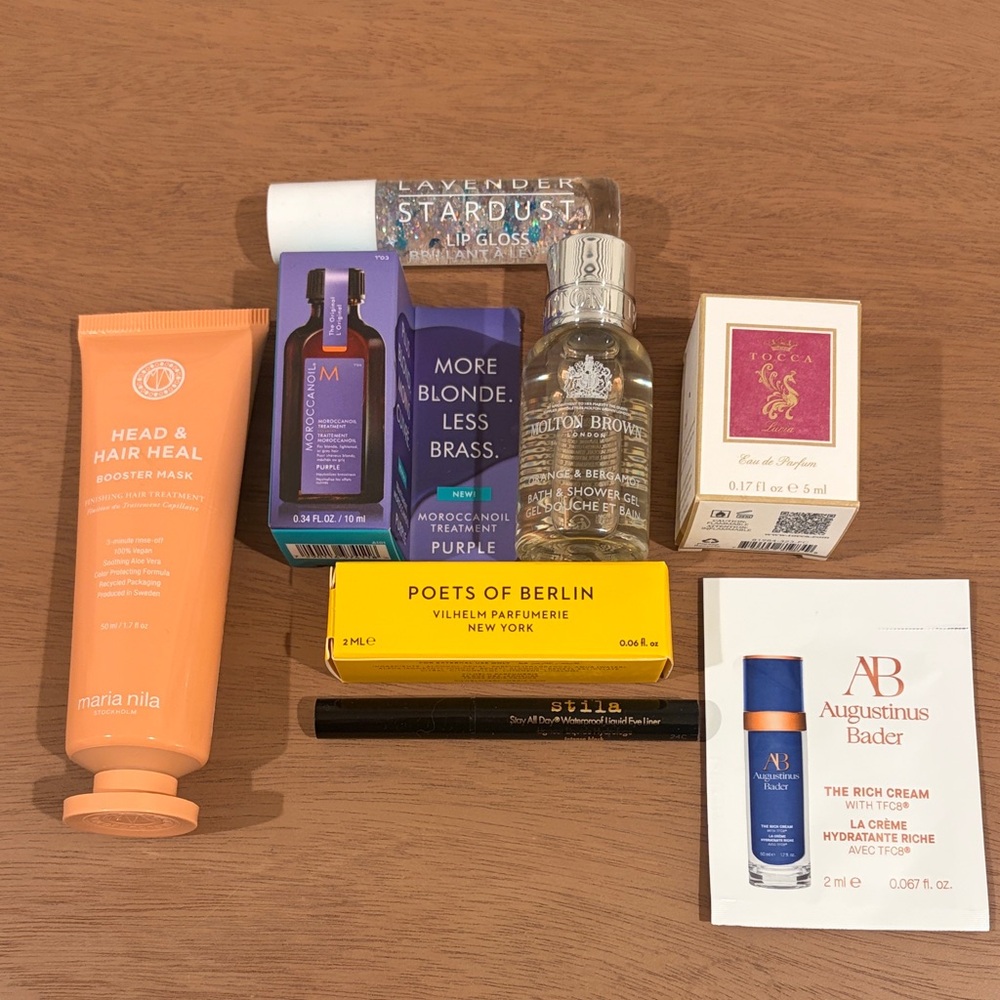 Molton brown, tocca, stila, Moroccan oil, Assorted Beauty and Skincare Set NEW
